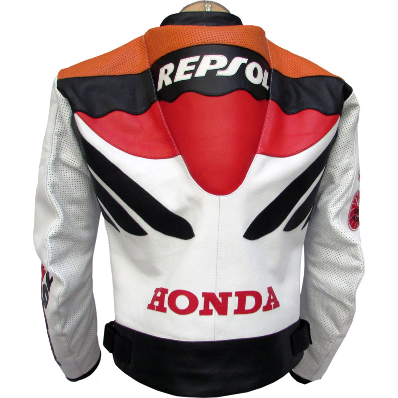 Honda Repsol GAS HRC MotoGP & CBR Fireblade Replica Leather Motorcycle Jacket