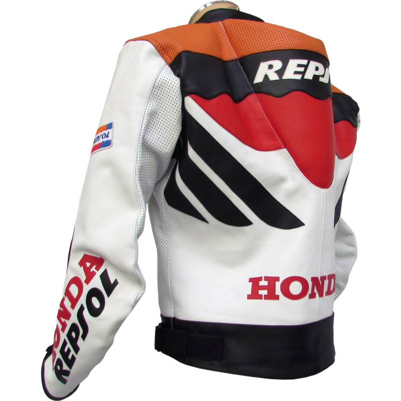 Honda Repsol GAS HRC MotoGP & CBR Fireblade Replica Leather Motorcycle Jacket