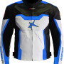 RTX Pro Street Racer Blue Motorcycle Jacket