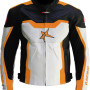 RTX Pro Street Racer Orange Motorcycle Jacket