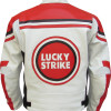 Custom Made Lucky Strike Leather Motorcycle Suit