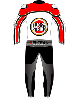 Lucky Strike Suzuki Classic Racer Track & Road Motorcycle Suit