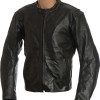RTX Classic Black Leather Motorcycle Jacket