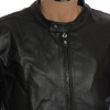 RTX Classic Black Leather Motorcycle Jacket