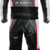 RTX GP Tech Grey Racing Leather Motorcycle Suit