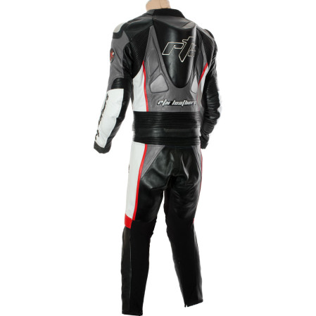 RTX GP Tech Grey Racing Leather Motorcycle Suit