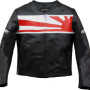 Nexx Unlimited Black & Red Motorcycle Leather Jacket 