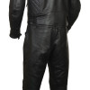 RTX Cruiser Pro Premium Leather Motorcycle 2 Piece Suit Jacket & Trouser Set
