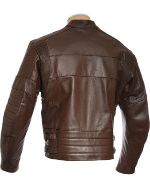 RTX Cruiser Classic Leather Motorcycle Biker Jacket Ideal for Harley Style Biker