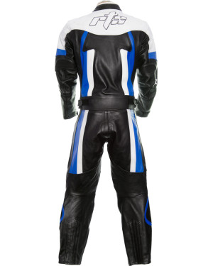 RTX TITAN Blue Motorcycle Leather 2Pc Biker Suit