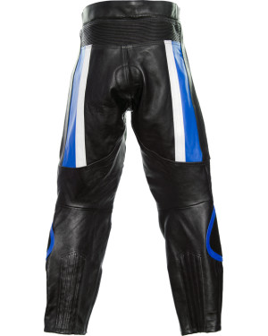 RTX TITAN Blue Motorcycle Leather Trouser Pant