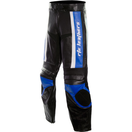 RTX TITAN Blue Motorcycle Leather Trouser Pant