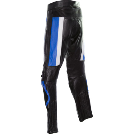 RTX TITAN Blue Motorcycle Leather Trouser Pant