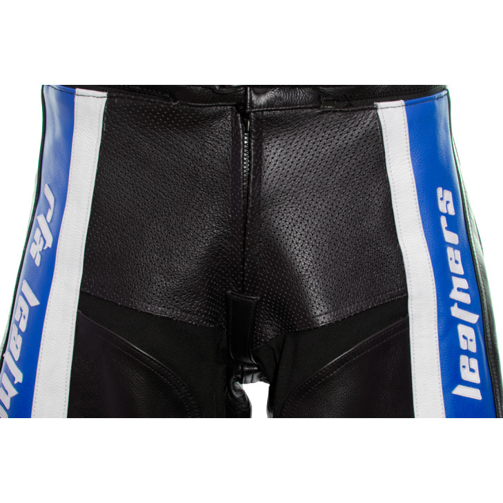 RTX TITAN Blue Motorcycle Leather Trouser Pant