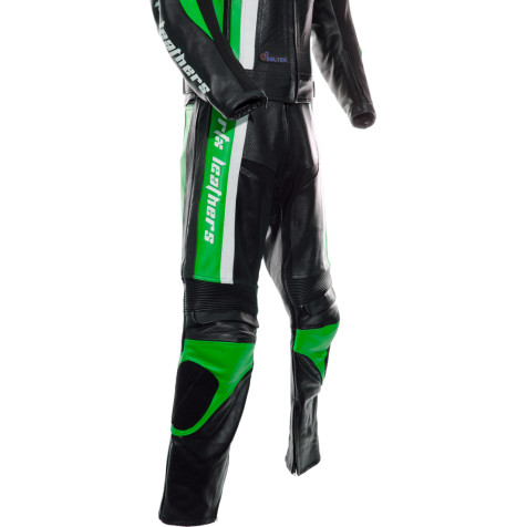 RTX TITAN Green Motorcycle Leather 2Pc Suit