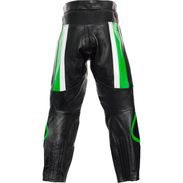 RTX TITAN Green Motorcycle Leather Trouser Pant