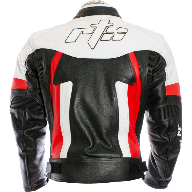 RTX TITAN Red Motorcycle Leather Race Jacket