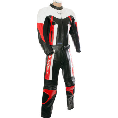 SALE - RTX TITAN Red Motorcycle Leather 2Pc Suit