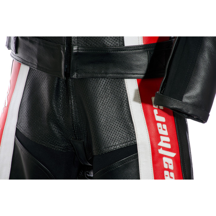 SALE - RTX TITAN Red Motorcycle Leather 2Pc Suit