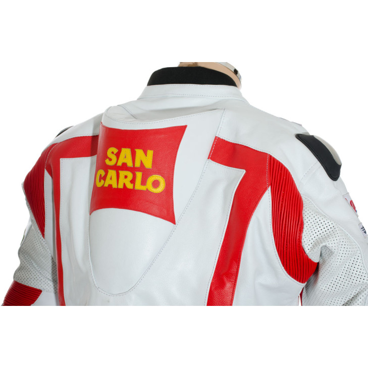 Marco Simoncelli Replica MotoGP Motorcycle Leather Biker Jacket