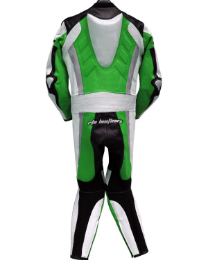 RTX Green Spartan Sports Biker One Piece Leather Suit