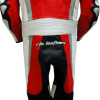 RTX Red Spartan Sports Biker One Piece Leather Suit