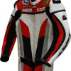 RTX Red Spartan Sports Biker One Piece Leather Suit