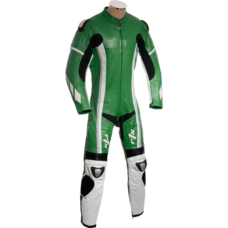 RTX Speedblock Green One Piece Race Leathers