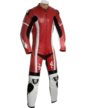 RTX Speedblock Red One Piece Racing Leathers