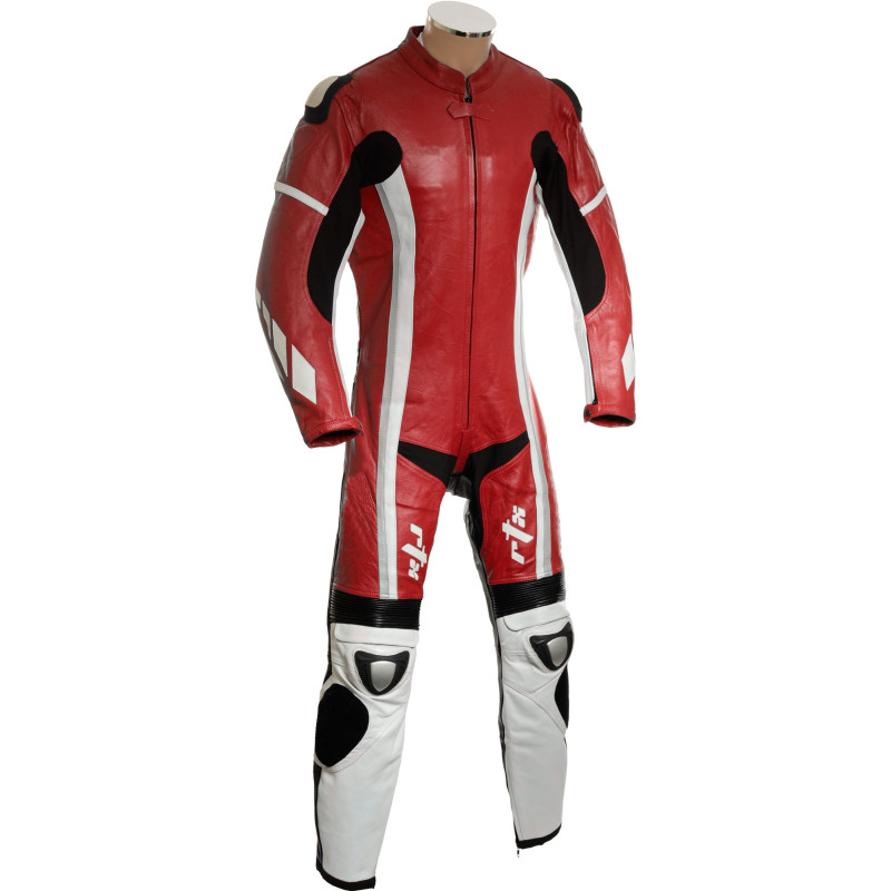 RTX Speedblock Red One Piece Racing Leathers