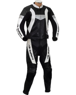 RTX Violator Black Motorcycle Racing Leather Suit
