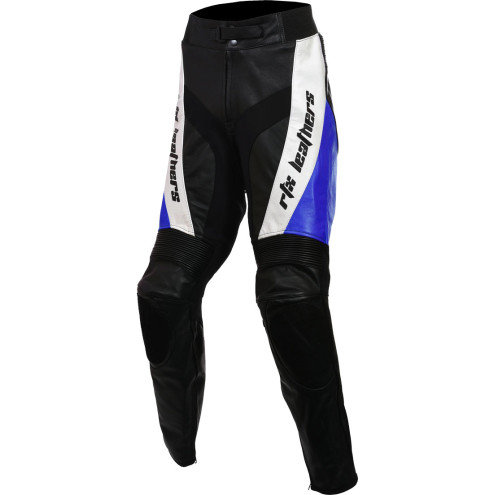 RTX Violator Blue Pro Biker Leather Trouser