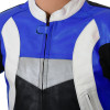 Violator Blue Premium Leather Motorcycle Jacket