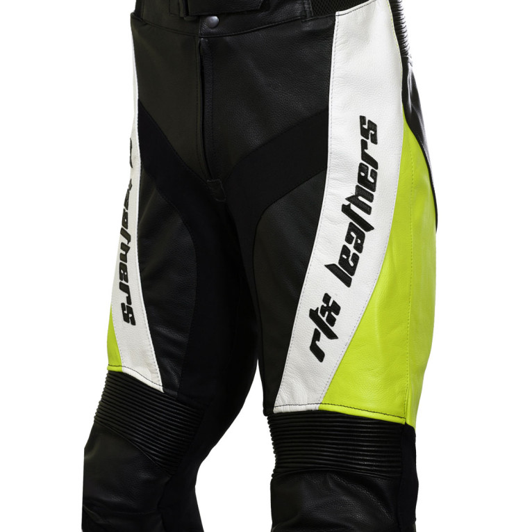 RTX Violator Floro Yellow Pro Biker Leather Trouser