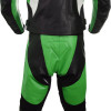 RTX Violator Kawasaki Green Leather Motorcycle Suit