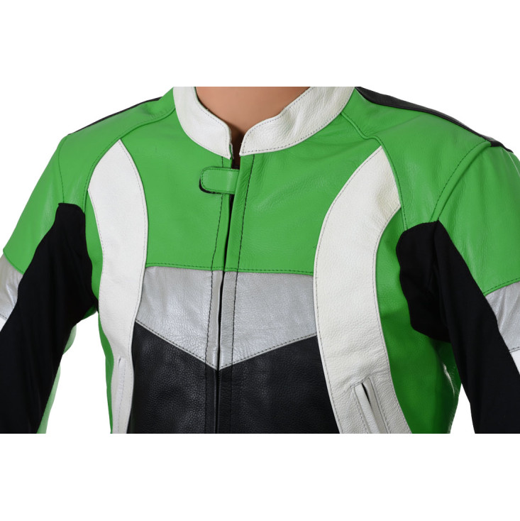 RTX Violator Kawasaki Green Motorcycle Jacket