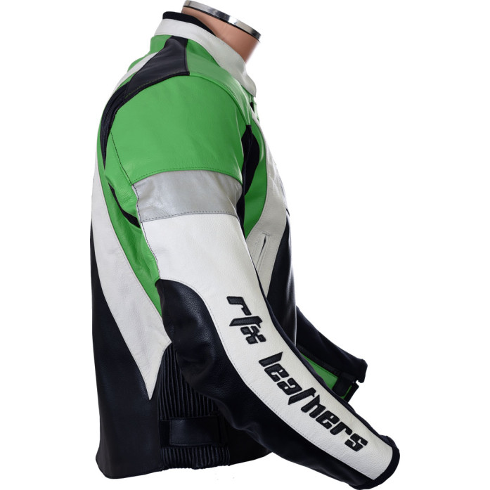 RTX Violator Kawasaki Green Motorcycle Jacket