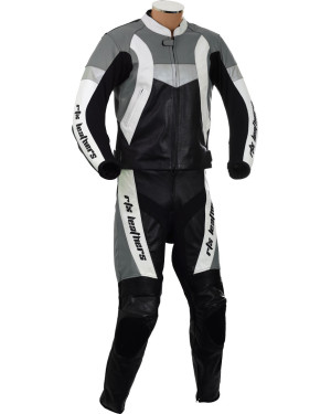 RTX Violator Sport Grey Motorcycle Racing Leathers