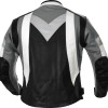RTX Violator Grey Motorcycle Leather Jacket