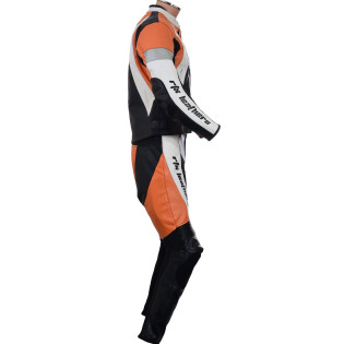 RTX Violator Orange Motorcycle Racing Leather Suit