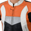 RTX Violator Orange Motorcycle Leather Jacket