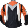 RTX Violator Orange Motorcycle Leather Jacket