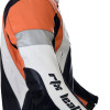 RTX Violator Orange Motorcycle Leather Jacket