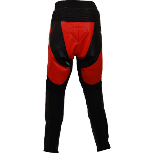 RTX Violator Red Pro Biker Leather Trouser Pant
