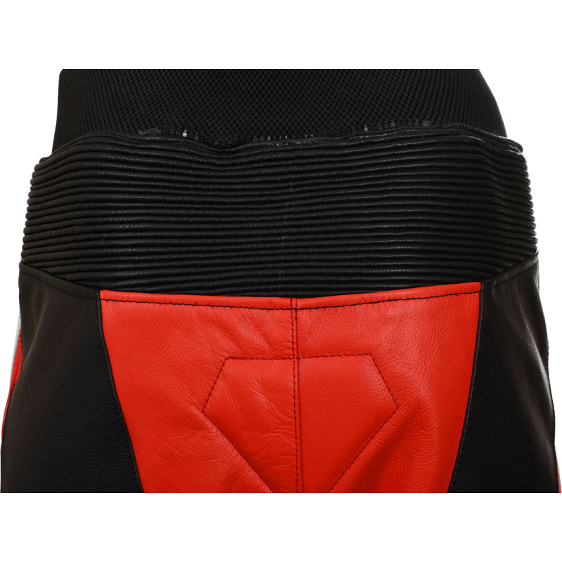 RTX Violator Red Pro Biker Leather Trouser Pant