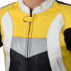 RTX Violator Yellow Motorcycle Leather Jacket