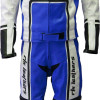 RTX X1 Supersport Blue Touring 2Pc Leather Biker SUIT