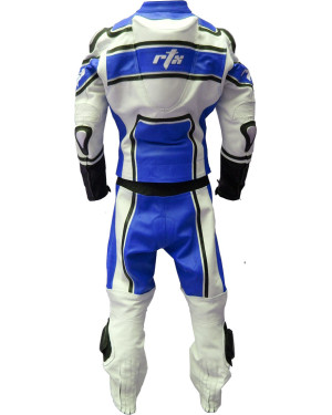 RTX X1 Supersport Blue Touring 2Pc Leather Biker SUIT