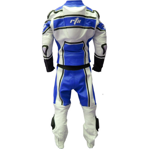 RTX X1 Supersport Blue Touring 2Pc Leather Biker SUIT