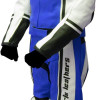 RTX X1 Supersport Blue Touring 2Pc Leather Biker SUIT